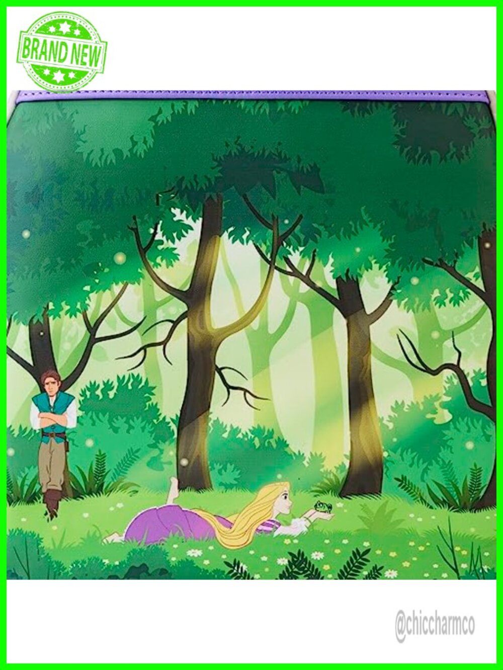 Loungefly Disney Tangled Rapunzel Mini Backpack Vegan Leather - Picture 5 of 6